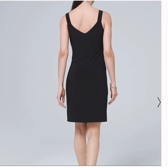 WHBM Matte Jersey Embroidered Dress Size Small - Picture 3 of 6